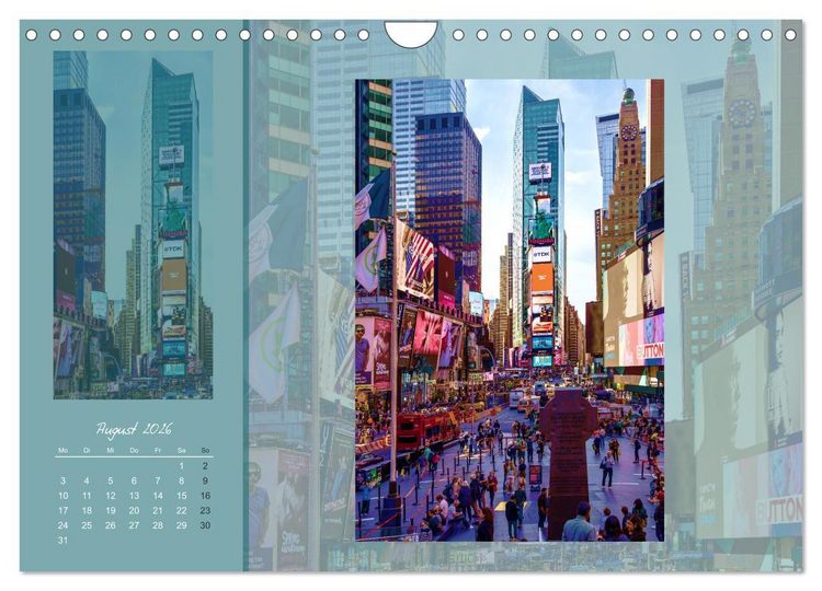 Produktbild: New York - einmal anders (Wandkalender 2026 DIN A4 quer), CALVENDO Monatskalender