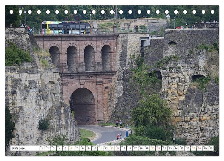 Produktbild: Luxemburg Stadt eine Oase zum Wohlf&uuml;hlen (Tischkalender 2026 DIN A5 quer), CALVENDO Monatskalender