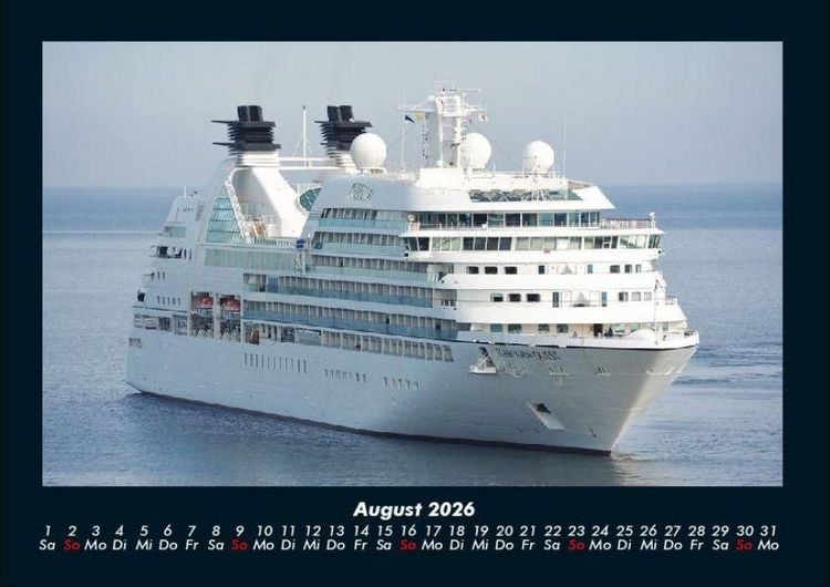 Produktbild: Boote und Segelschiffe 2026 Fotokalender DIN A4