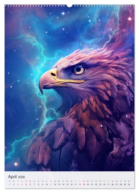 Produktbild: Magische Tierwelt (Wandkalender 2026 DIN A2 hoch), CALVENDO Monatskalender