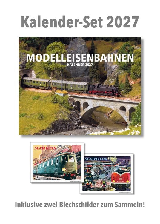 Produktbild: Modelleisenbahnen Kalender 2027