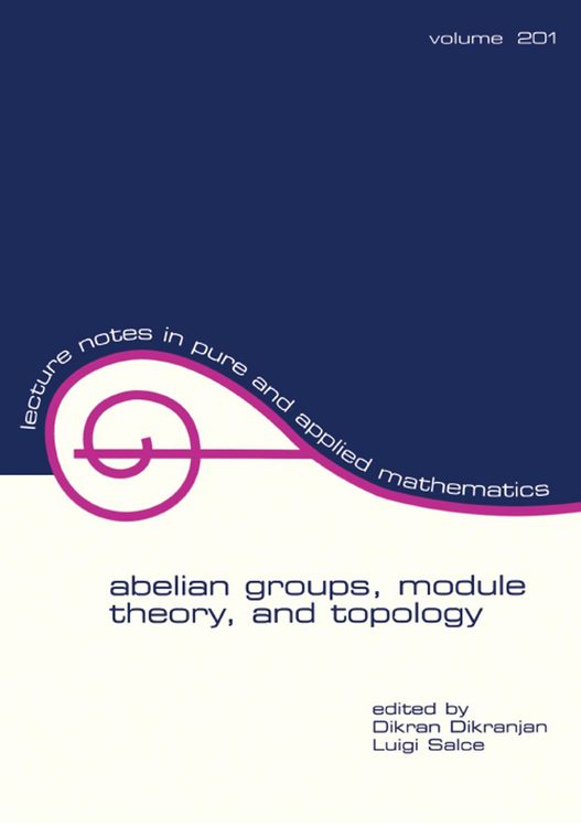 Produktbild: Abelian Groups, Module Theory, and Topology