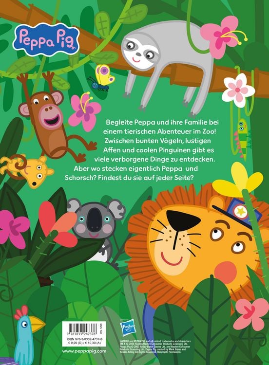 Produktbild: Peppa Pig: Wo ist Peppa? Mein tierisches Wimmelbuch