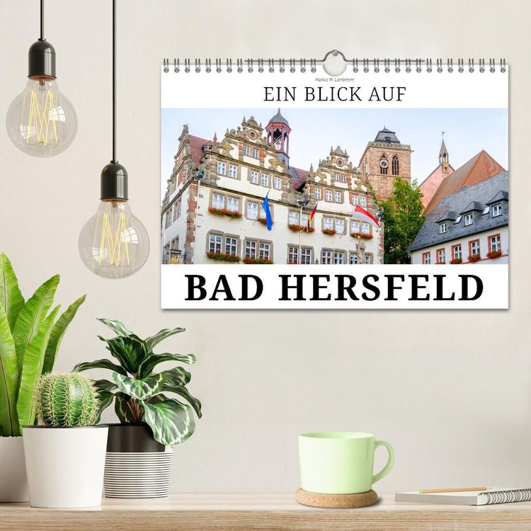 Produktbild: Ein Blick auf Bad Hersfeld (Wandkalender 2026 DIN A4 quer), CALVENDO Monatskalender