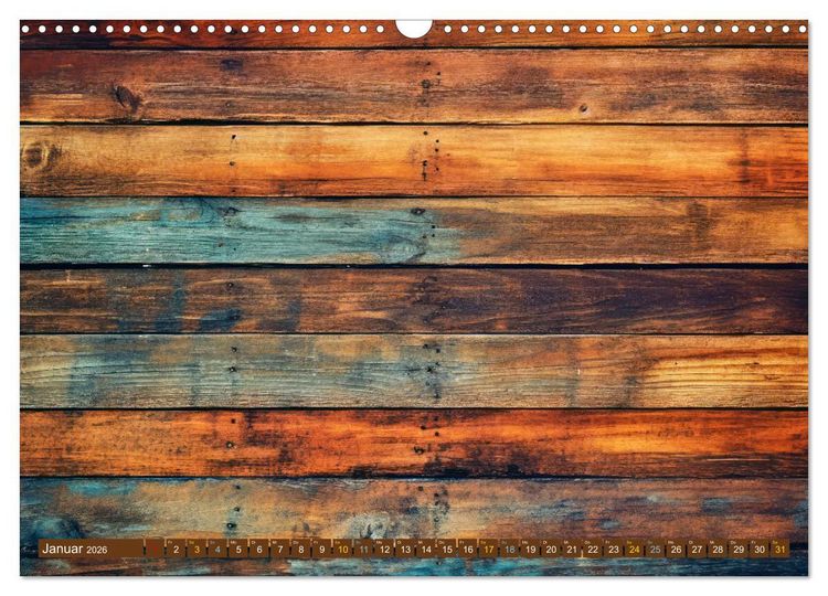 Produktbild: Faszination HOLZ - Strukturen (Wandkalender 2026 DIN A3 quer), CALVENDO Monatskalender