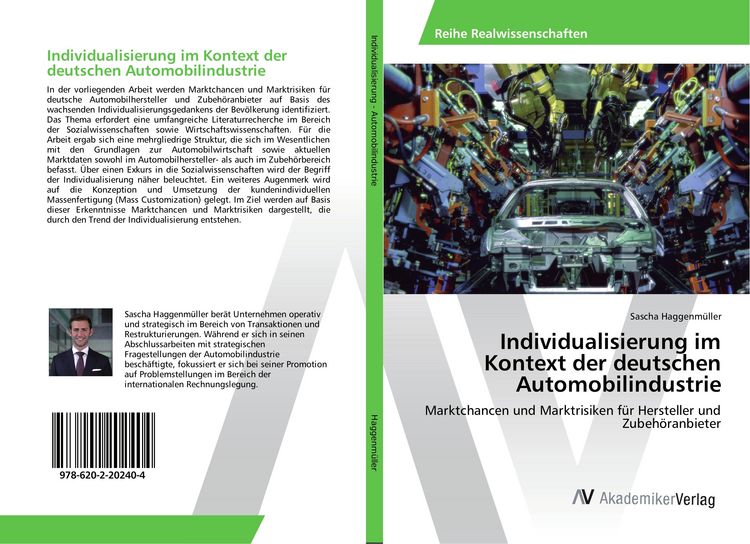 Produktbild: Individualisierung im Kontext der deutschen Automobilindustrie