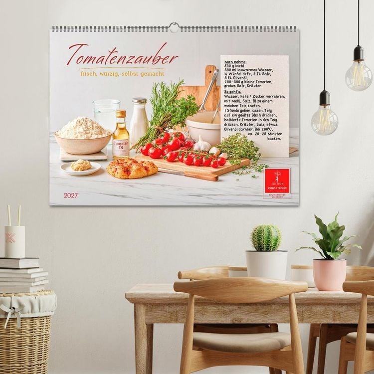 Produktbild: Tomatenzauber - frisch, w&uuml;rzig, selbst gemacht (Wandkalender 2027 DIN A2 quer), CALVENDO Monatskalender