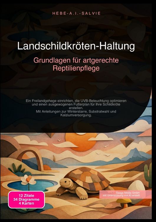 Produktbild: Landschildkr&ouml;ten-Haltung: Grundlagen f&uuml;r artgerechte Reptilienpflege