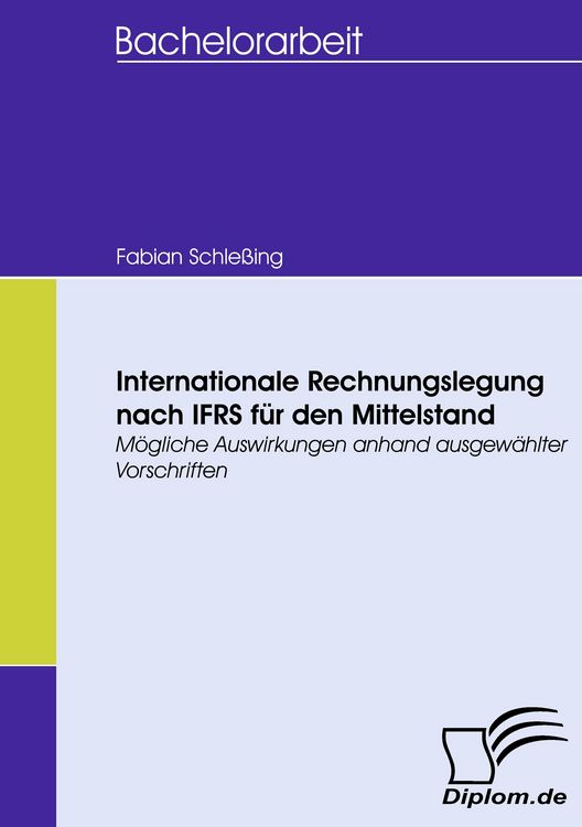 Produktbild: Internationale Rechnungslegung nach IFRS f&uuml;r den Mittelstand