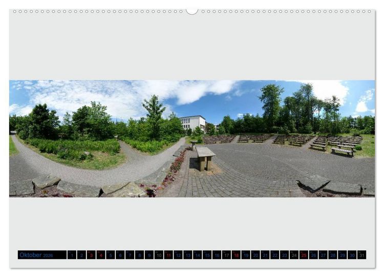 Produktbild: Bielefeld gibt es! Stadtpanoramen Teil 2 (Wandkalender 2026 DIN A2 quer), CALVENDO Monatskalender