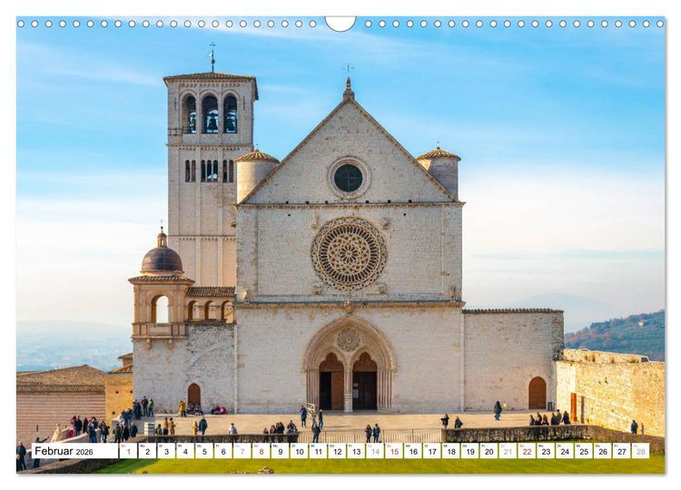 Produktbild: Assisi - Mittelalterliches Herz Italiens (Wandkalender 2026 DIN A3 quer), CALVENDO Monatskalender
