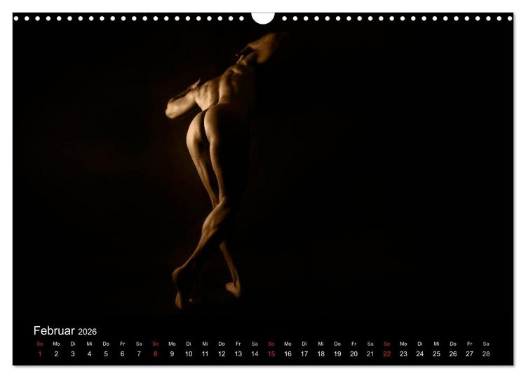 Produktbild: M&Auml;NNER - AKTE ZWISCHEN KRAFT UND SINNLICHKEIT (Wandkalender 2026 DIN A3 quer), CALVENDO Monatskalender