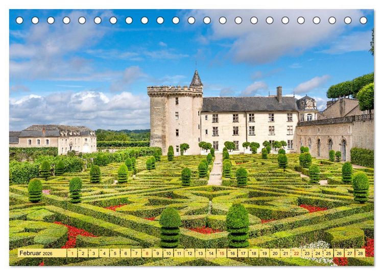 Produktbild: Ch&acirc;teaux. Im Tal der Loire (Tischkalender 2026 DIN A5 quer), CALVENDO Monatskalender