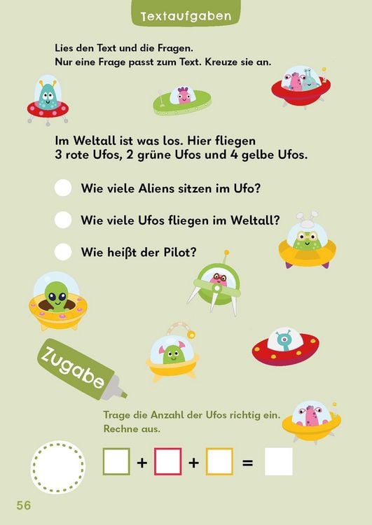 Produktbild: Rechenr&auml;tsel f&uuml;r mutige Kinder - Abenteuer Weltraum