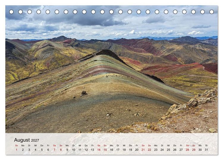 Produktbild: Entdecke S&uuml;damerika: Monat f&uuml;r Monat (Tischkalender 2027 DIN A5 quer), CALVENDO Monatskalender