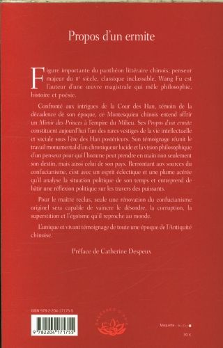Produktbild: Propos d'un ermite