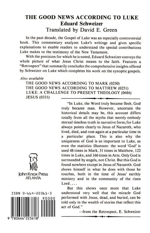 Produktbild: The Good News According to Luke