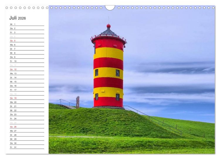 Produktbild: Ostfriesland - zwischen Watt und Moor (Wandkalender 2026 DIN A3 quer), CALVENDO Monatskalender