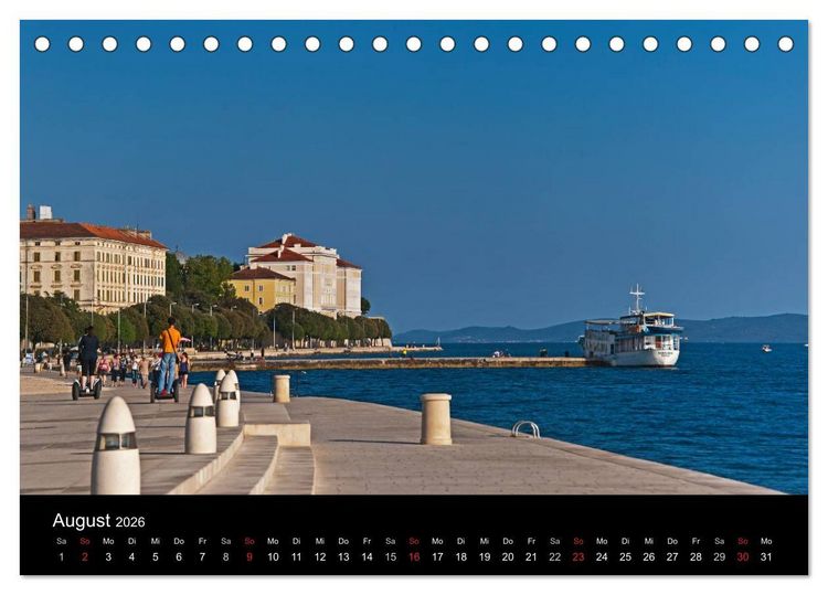 Produktbild: Gr&uuml;&szlig;e aus Kroatien (Tischkalender 2026 DIN A5 quer), CALVENDO Monatskalender