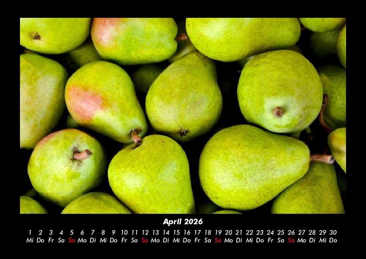Produktbild: Fr&uuml;chte 2026 Fotokalender DIN A3