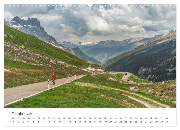Produktbild: Schweizer Alpenp&auml;sse (hochwertiger Premium Wandkalender 2026 DIN A2 quer), Kunstdruck in Hochglanz