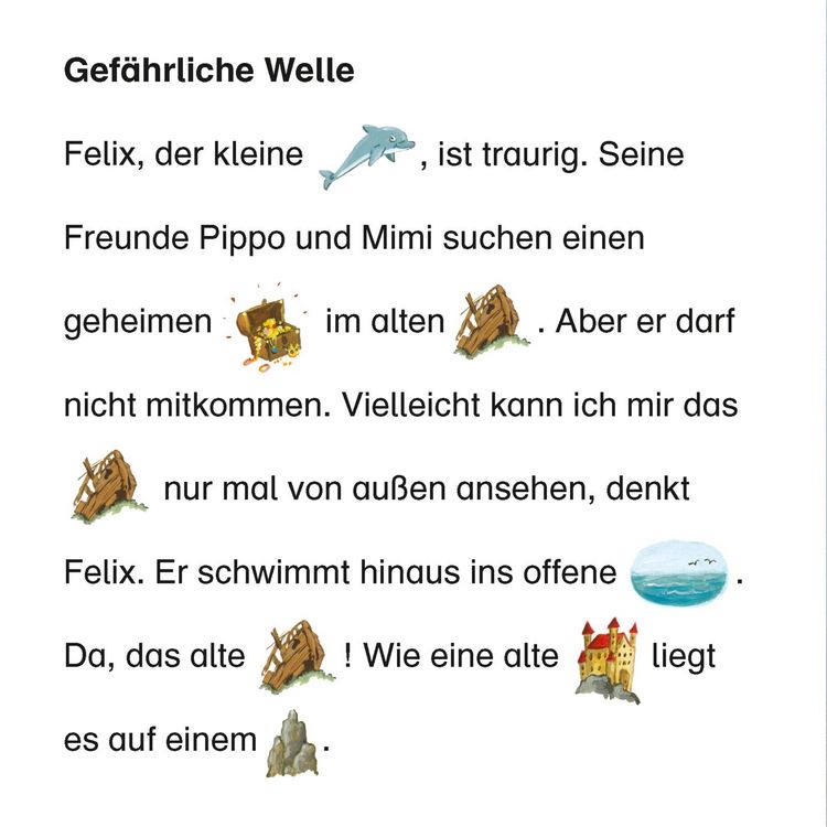 Produktbild: Maxi Pixi 469: Der kleine Delfin auf Schatzsuche