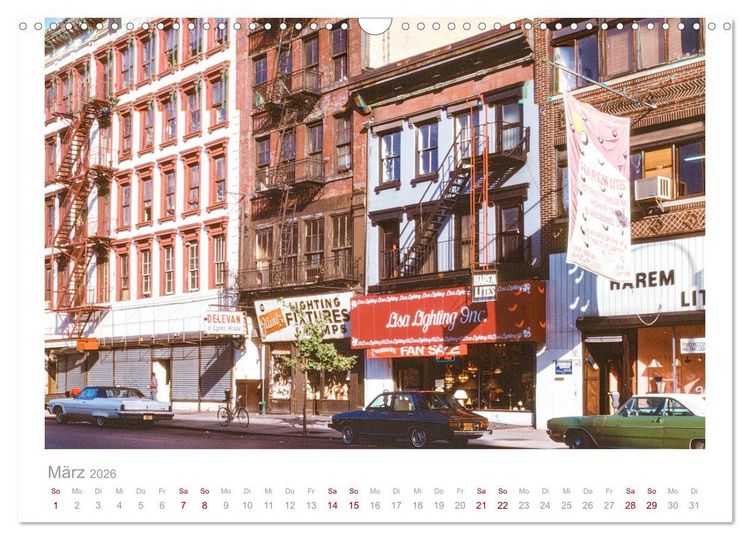 Produktbild: New York in 1975 (Wandkalender 2026 DIN A3 quer), CALVENDO Monatskalender