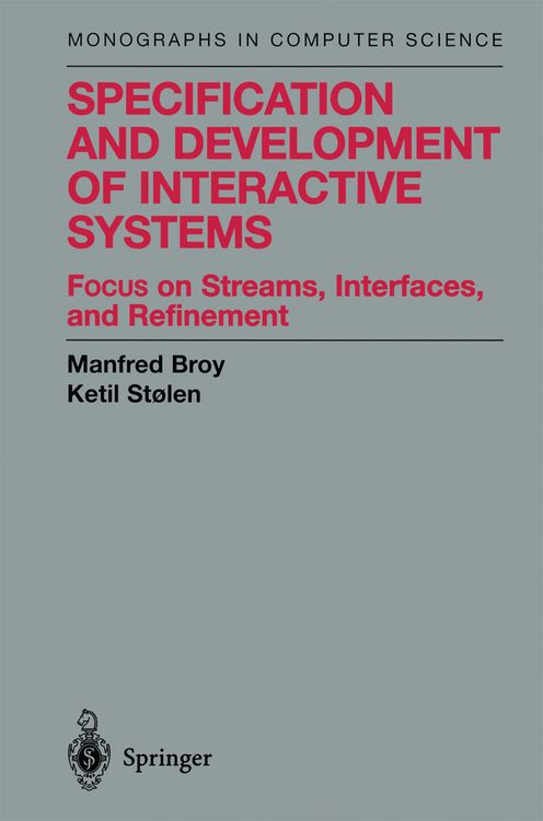 Produktbild: Specification and Development of Interactive Systems