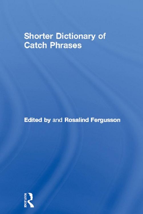 Produktbild: Shorter Dictionary of Catch Phrases