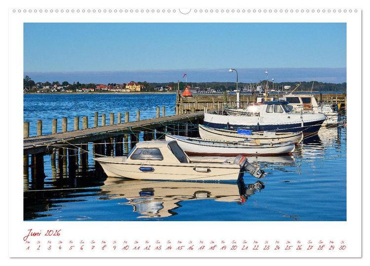 Produktbild: Aar&ouml; - Perle im kleinen Belt (hochwertiger Premium Wandkalender 2026 DIN A2 quer), Kunstdruck in Hochglanz