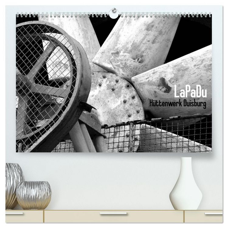 Produktbild: LaPaDu-H&uuml;ttenwerk Duisburg (hochwertiger Premium Wandkalender 2026 DIN A2 quer), Kunstdruck in Hochglanz