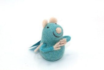 Produktbild: Geldm&auml;use, 5-7 cm, t&uuml;rkis