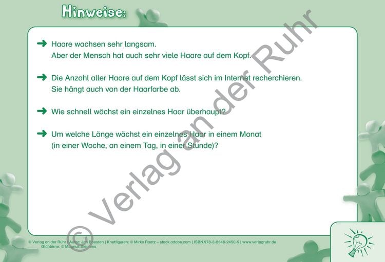 Produktbild: Die Mathe-Knobel-Kartei: Fermi-Aufgaben, Klasse 3-6