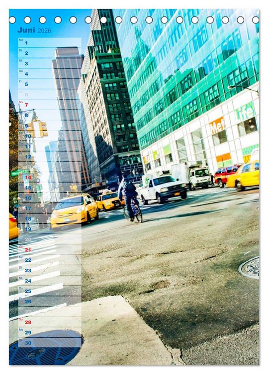 Produktbild: New York - Blickwinkel (Tischkalender 2026 DIN A5 hoch), CALVENDO Monatskalender