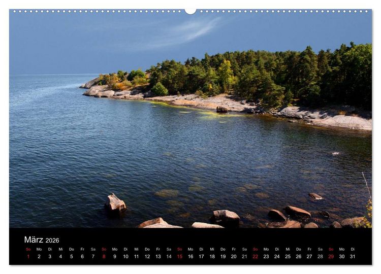 Produktbild: S&uuml;dschwedens Sch&auml;renk&uuml;ste (Wandkalender 2026 DIN A2 quer), CALVENDO Monatskalender