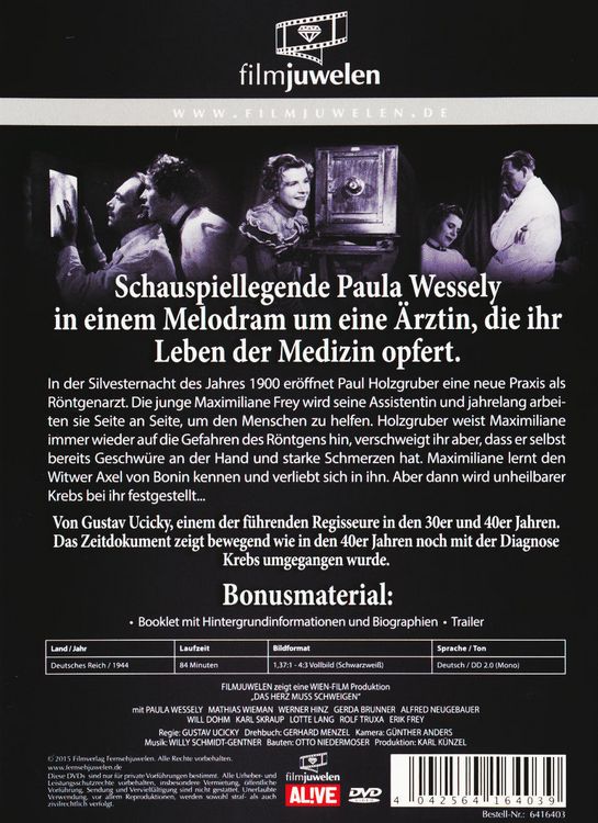 Produktbild: Das Herz muss schweigen - filmjuwelen