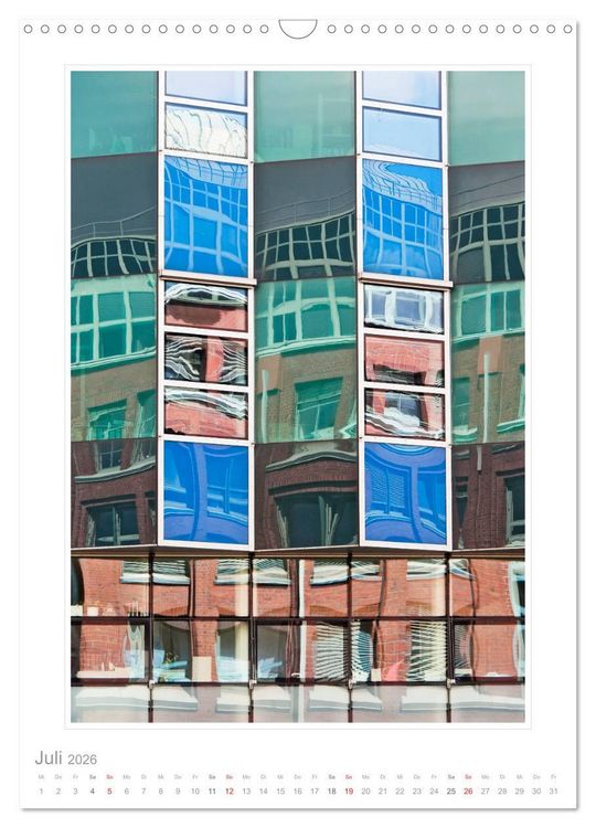Produktbild: Spiegelungen in der Architektur (Wandkalender 2026 DIN A3 hoch), CALVENDO Monatskalender