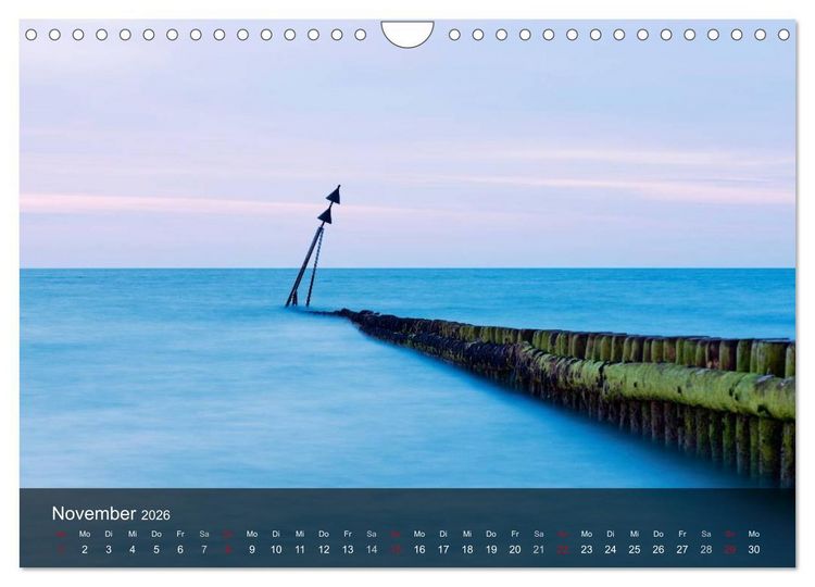 Produktbild: Wangerooge &ndash; Eine Perle in der Nordsee. (Wandkalender 2026 DIN A4 quer), CALVENDO Monatskalender