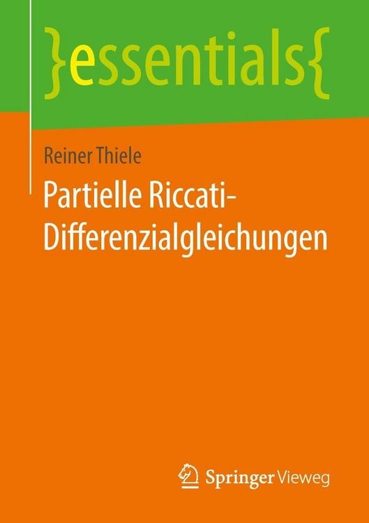 Produktbild: Partielle Riccati-Differenzialgleichungen