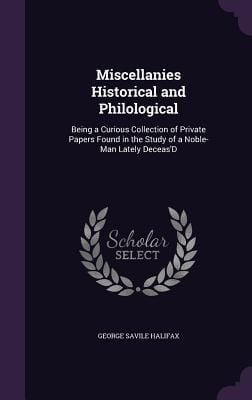 Produktbild: Miscellanies Historical and Philological