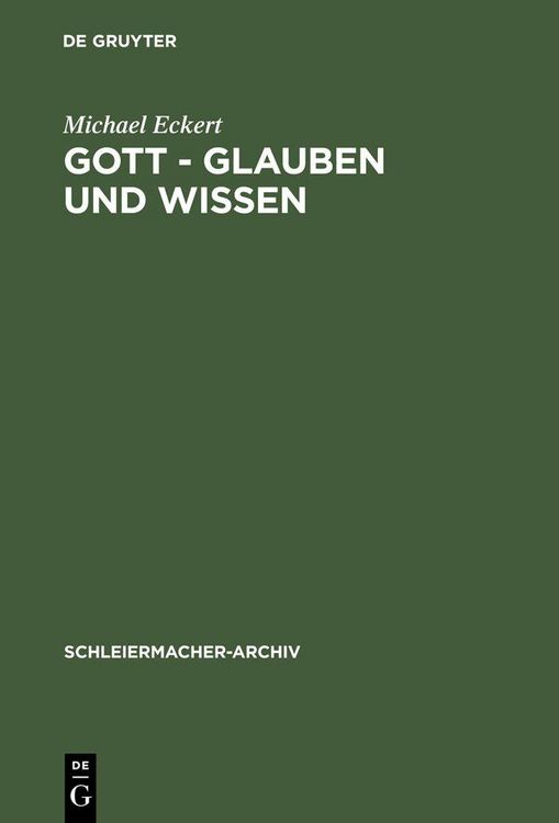 Produktbild: Gott - Glauben und Wissen