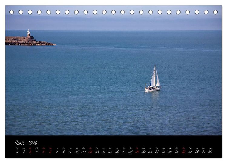 Produktbild: Wales - Pembrokeshire Coast Path (Tischkalender 2026 DIN A5 quer), CALVENDO Monatskalender