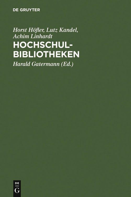 Produktbild: HochschulBibliotheken