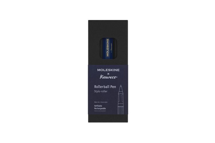 Produktbild: Moleksine Kaweco Roller Pen, Blue, Medium Point (0.7 MM), Black Ink