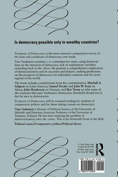 Produktbild: Prospects of Democracy