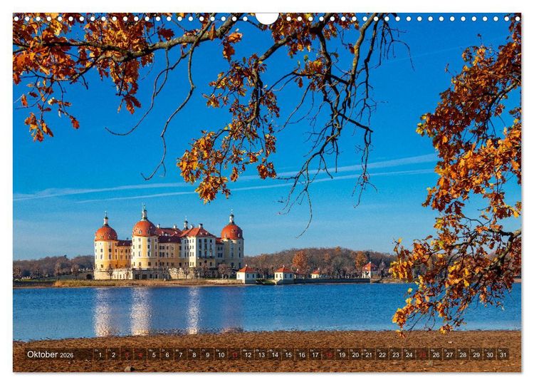Produktbild: Moritzburg mit Schlossansichten (Wandkalender 2026 DIN A3 quer), CALVENDO Monatskalender