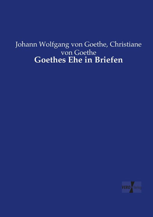 Produktbild: Goethes Ehe in Briefen
