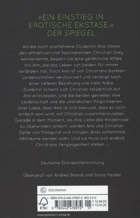 Produktbild: Befreite Lust / Fifty Shades of Grey Band 3