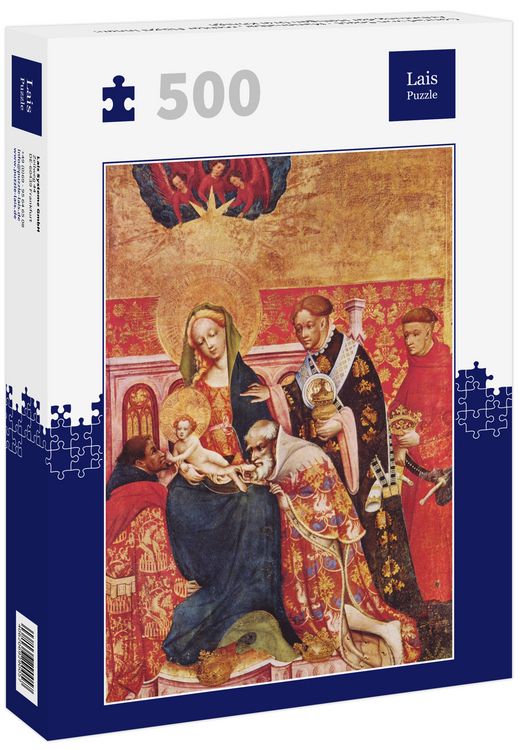 Produktbild: Lais Puzzle Conrad von Soest - Marienaltar, rechter Fl&uuml;gel innen: Anbetung der Heiligen Drei K&ouml;nige 500 Teile
