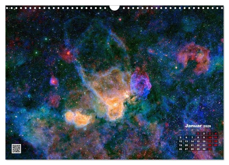 Produktbild: Neue Astrofotos von Stefan Ziegenbalg (Wandkalender 2026 DIN A3 quer), CALVENDO Monatskalender